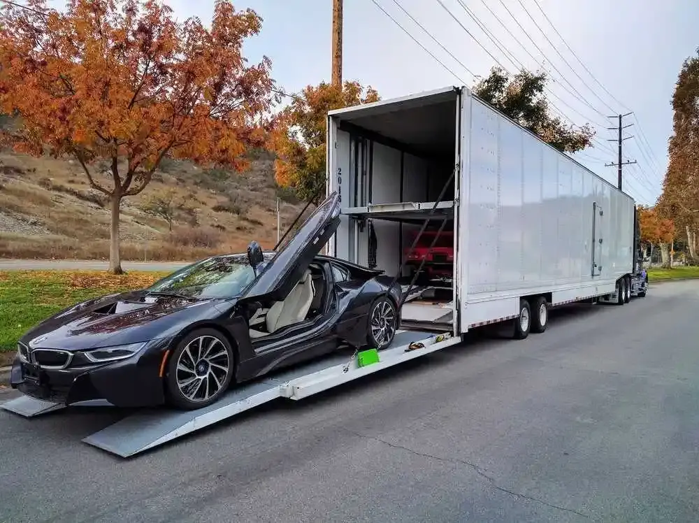 What is enclosed car shipment?